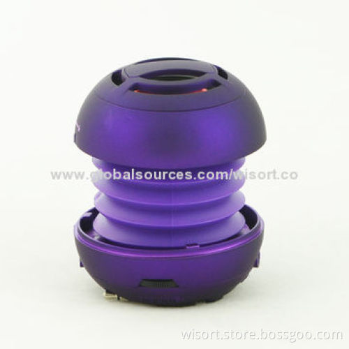 Hot Selling 3.5mm Portable Mini Bluetooth Hamburger Speakers with SIRI/Mic Function